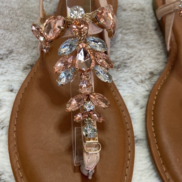 Billito gladiator sandals size 6 rhinestones bling Barbie beach island girl - Picture 2 of 10